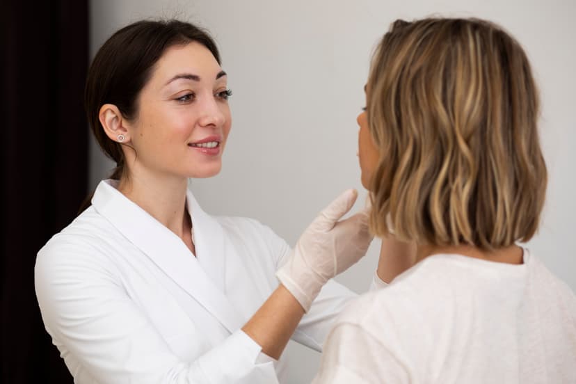 Initial consultation with a medical professional
